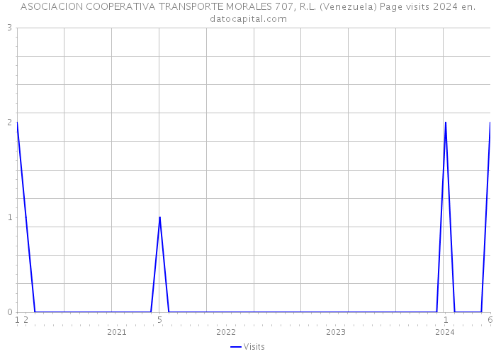 ASOCIACION COOPERATIVA TRANSPORTE MORALES 707, R.L. (Venezuela) Page visits 2024 
