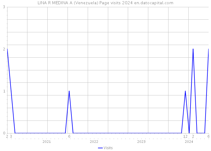 LINA R MEDINA A (Venezuela) Page visits 2024 