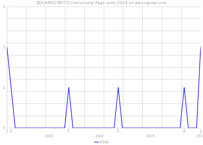 EDUARDO BRITO (Venezuela) Page visits 2024 