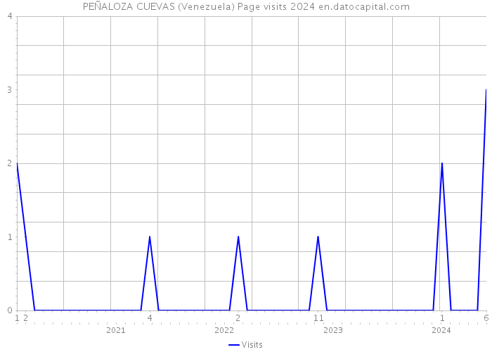 PEÑALOZA CUEVAS (Venezuela) Page visits 2024 