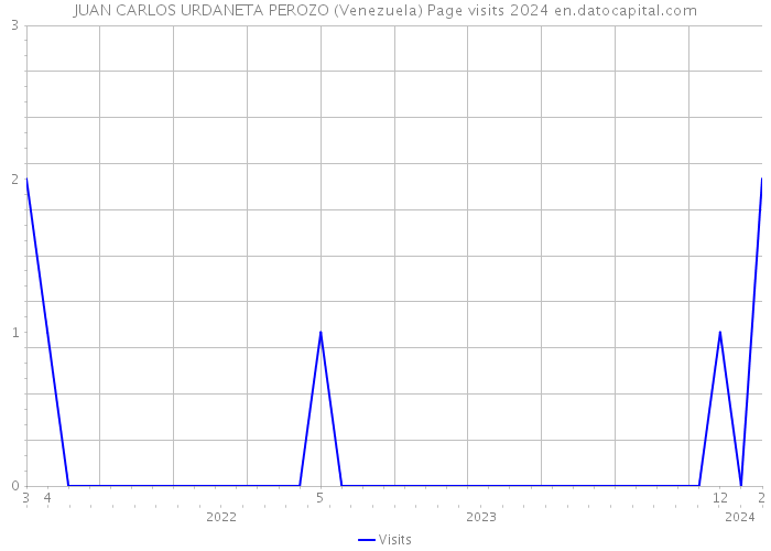 JUAN CARLOS URDANETA PEROZO (Venezuela) Page visits 2024 