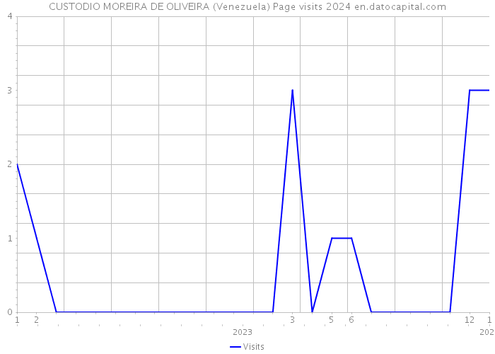 CUSTODIO MOREIRA DE OLIVEIRA (Venezuela) Page visits 2024 
