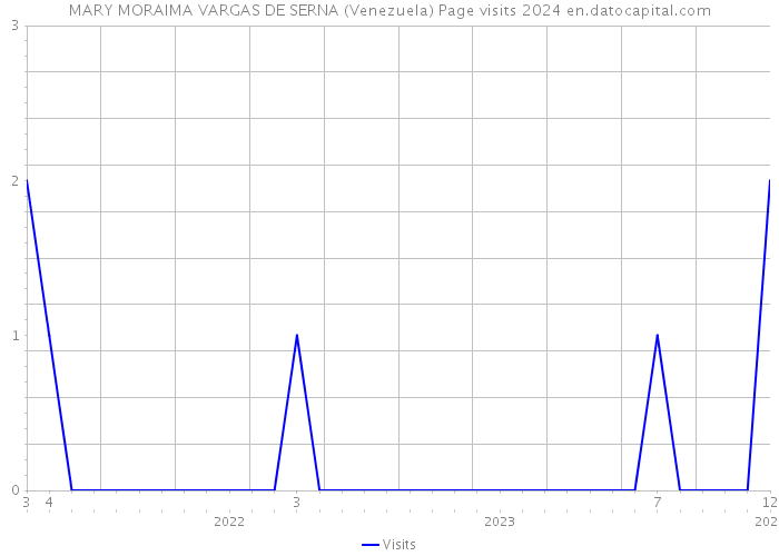 MARY MORAIMA VARGAS DE SERNA (Venezuela) Page visits 2024 