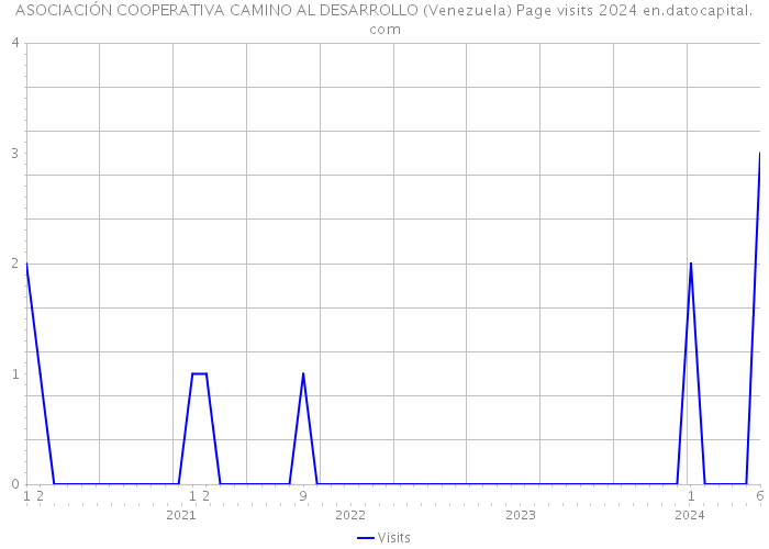 ASOCIACIÓN COOPERATIVA CAMINO AL DESARROLLO (Venezuela) Page visits 2024 