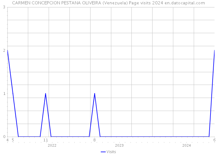 CARMEN CONCEPCION PESTANA OLIVEIRA (Venezuela) Page visits 2024 