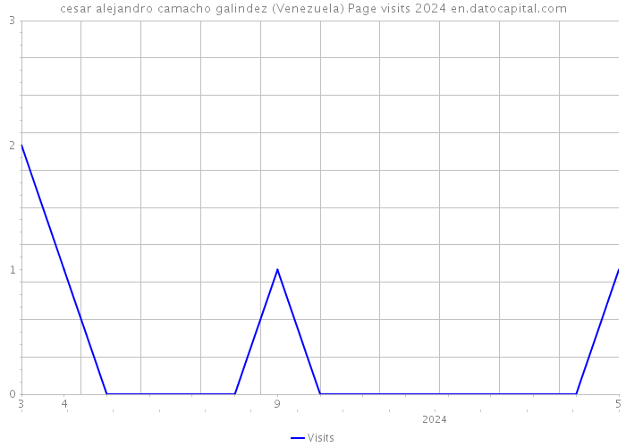 cesar alejandro camacho galindez (Venezuela) Page visits 2024 