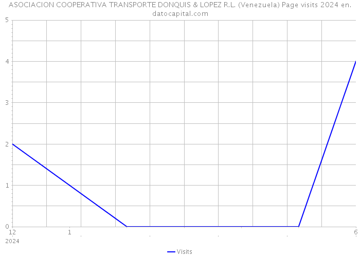 ASOCIACION COOPERATIVA TRANSPORTE DONQUIS & LOPEZ R.L. (Venezuela) Page visits 2024 