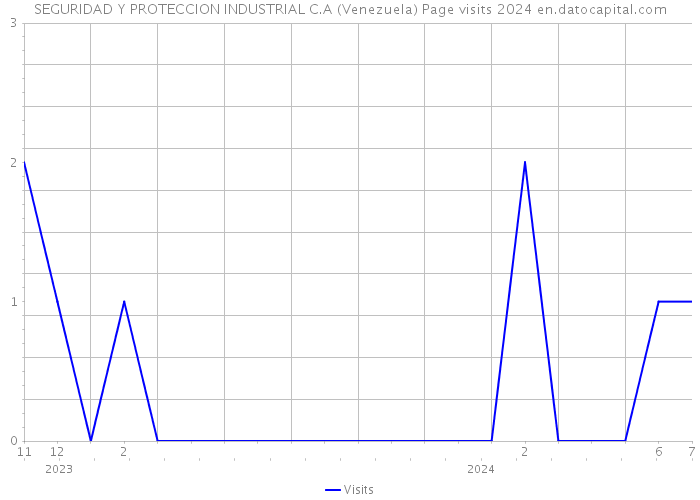 SEGURIDAD Y PROTECCION INDUSTRIAL C.A (Venezuela) Page visits 2024 