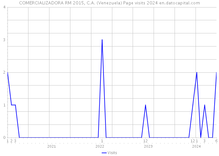 COMERCIALIZADORA RM 2015, C.A. (Venezuela) Page visits 2024 