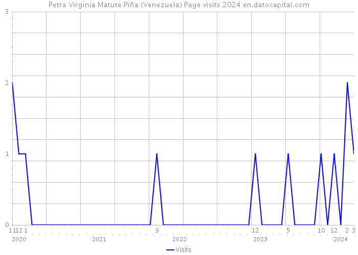 Petra Virginia Matute Piña (Venezuela) Page visits 2024 