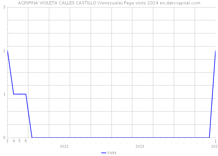 AGRIPINA VIOLETA CALLES CASTILLO (Venezuela) Page visits 2024 