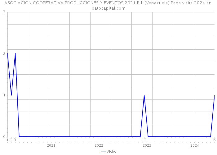 ASOCIACION COOPERATIVA PRODUCCIONES Y EVENTOS 2021 R.L (Venezuela) Page visits 2024 