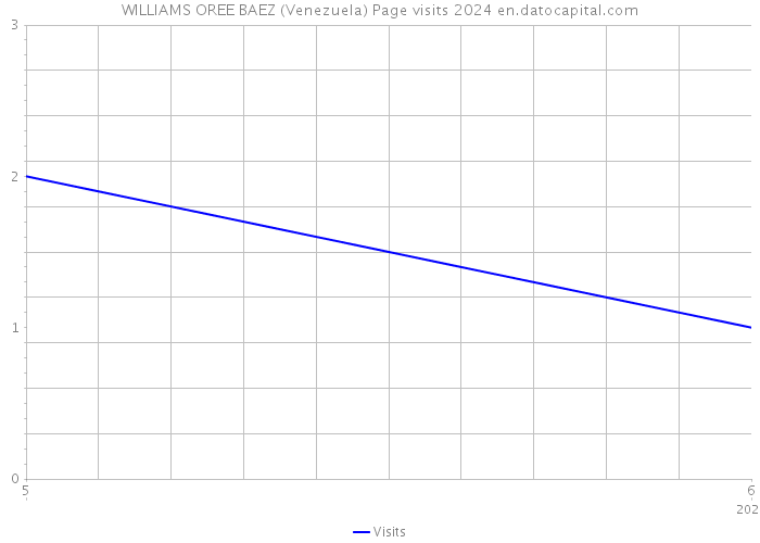 WILLIAMS OREE BAEZ (Venezuela) Page visits 2024 