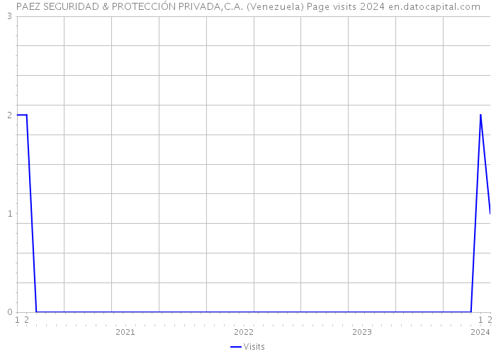 PAEZ SEGURIDAD & PROTECCIÓN PRIVADA,C.A. (Venezuela) Page visits 2024 