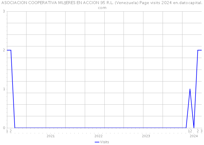 ASOCIACION COOPERATIVA MUJERES EN ACCION 95 R.L. (Venezuela) Page visits 2024 