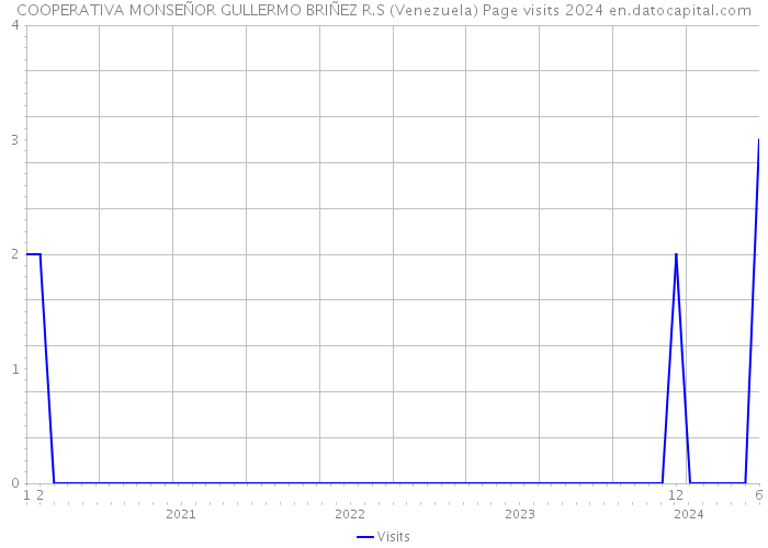 COOPERATIVA MONSEÑOR GULLERMO BRIÑEZ R.S (Venezuela) Page visits 2024 