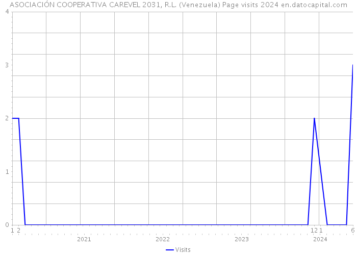 ASOCIACIÓN COOPERATIVA CAREVEL 2031, R.L. (Venezuela) Page visits 2024 