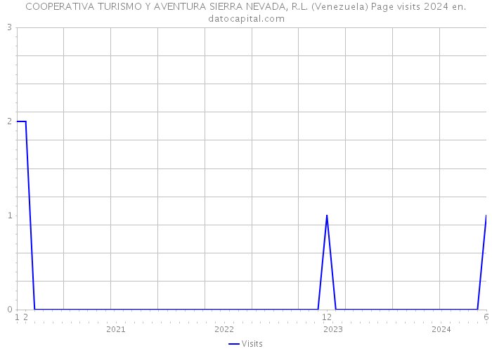 COOPERATIVA TURISMO Y AVENTURA SIERRA NEVADA, R.L. (Venezuela) Page visits 2024 