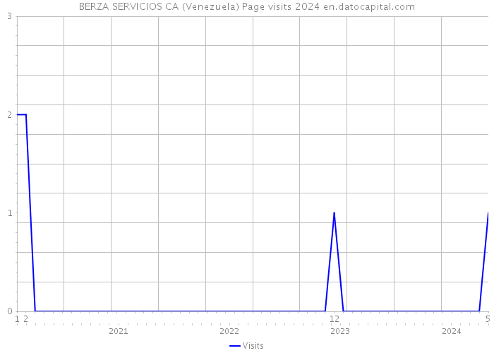 BERZA SERVICIOS CA (Venezuela) Page visits 2024 