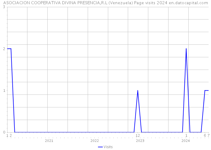 ASOCIACION COOPERATIVA DIVINA PRESENCIA,R.L (Venezuela) Page visits 2024 