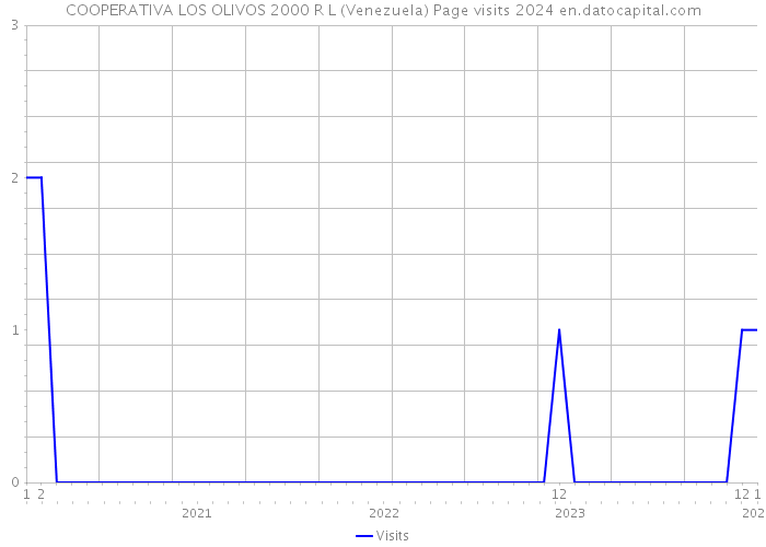 COOPERATIVA LOS OLIVOS 2000 R L (Venezuela) Page visits 2024 