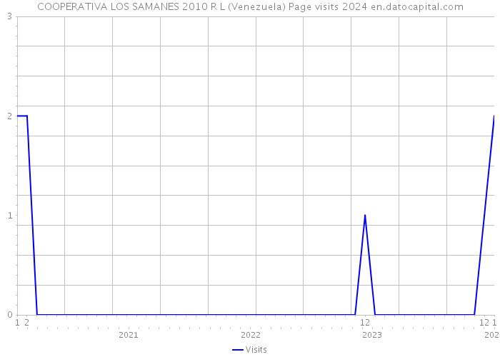 COOPERATIVA LOS SAMANES 2010 R L (Venezuela) Page visits 2024 