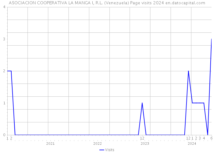 ASOCIACION COOPERATIVA LA MANGA I, R.L. (Venezuela) Page visits 2024 