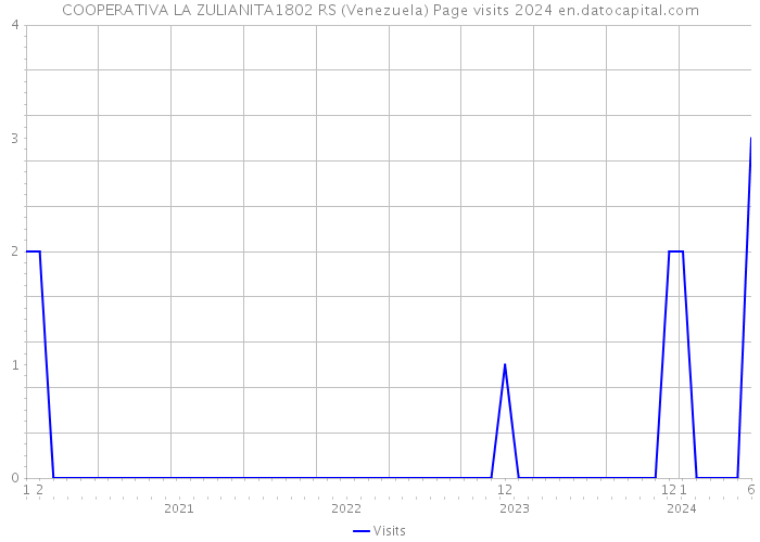 COOPERATIVA LA ZULIANITA1802 RS (Venezuela) Page visits 2024 