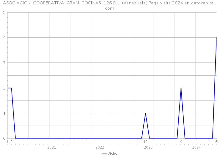 ASOCIACION COOPERATIVA GRAN COCINAS 126 R.L. (Venezuela) Page visits 2024 