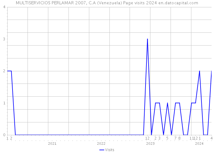MULTISERVICIOS PERLAMAR 2007, C.A (Venezuela) Page visits 2024 