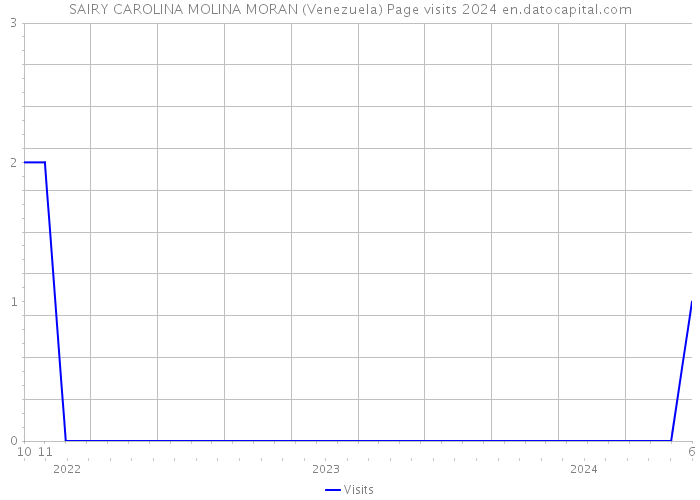 SAIRY CAROLINA MOLINA MORAN (Venezuela) Page visits 2024 