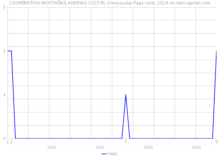 COOPERATIVA MONTAÑAS ANDINAS 2323 RL (Venezuela) Page visits 2024 