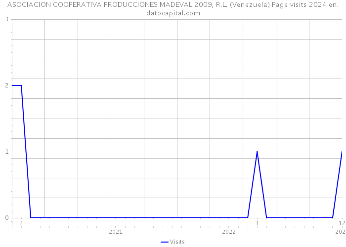 ASOCIACION COOPERATIVA PRODUCCIONES MADEVAL 2009, R.L. (Venezuela) Page visits 2024 