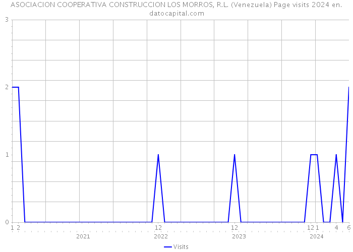 ASOCIACION COOPERATIVA CONSTRUCCION LOS MORROS, R.L. (Venezuela) Page visits 2024 