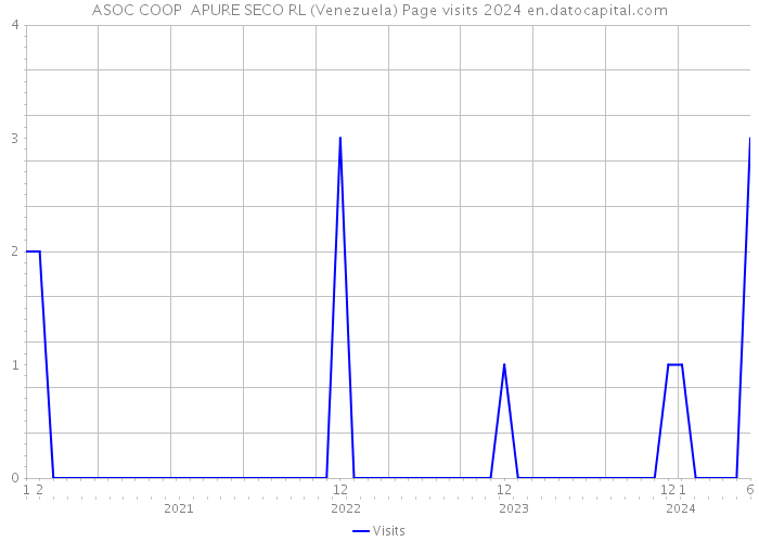 ASOC COOP APURE SECO RL (Venezuela) Page visits 2024 