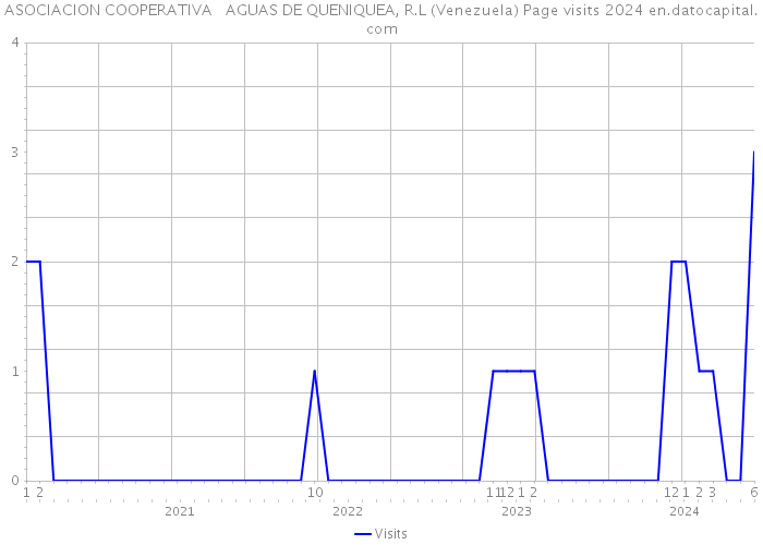 ASOCIACION COOPERATIVA AGUAS DE QUENIQUEA, R.L (Venezuela) Page visits 2024 