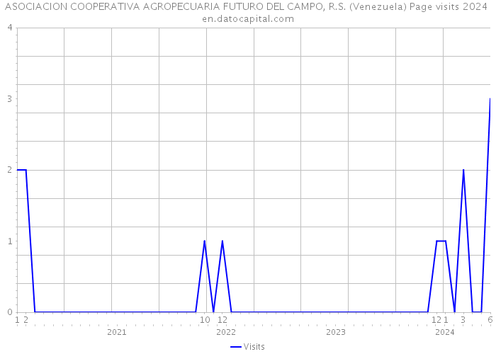 ASOCIACION COOPERATIVA AGROPECUARIA FUTURO DEL CAMPO, R.S. (Venezuela) Page visits 2024 