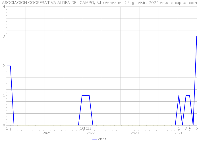ASOCIACION COOPERATIVA ALDEA DEL CAMPO, R.L (Venezuela) Page visits 2024 