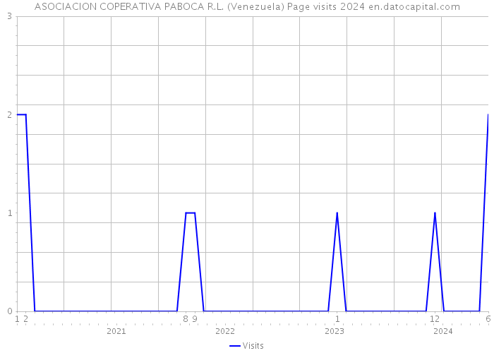 ASOCIACION COPERATIVA PABOCA R.L. (Venezuela) Page visits 2024 
