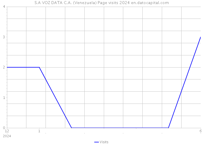 S.A VOZ+DATA C.A. (Venezuela) Page visits 2024 