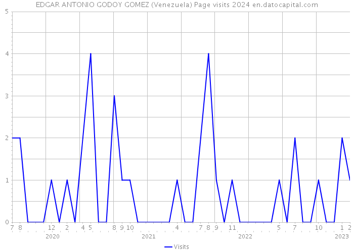 EDGAR ANTONIO GODOY GOMEZ (Venezuela) Page visits 2024 