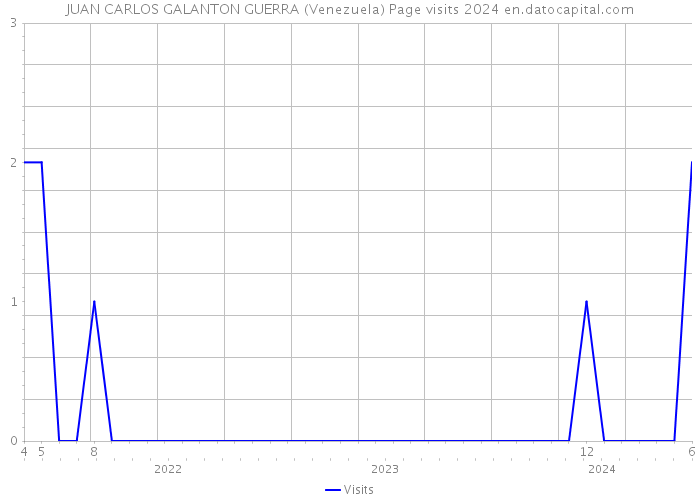 JUAN CARLOS GALANTON GUERRA (Venezuela) Page visits 2024 