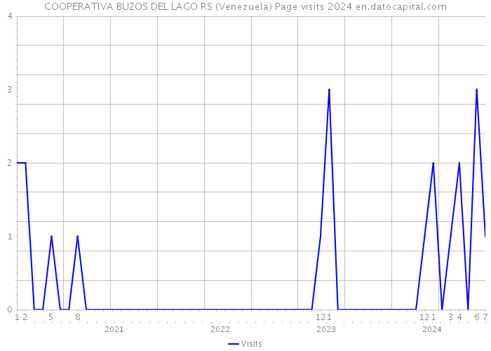 COOPERATIVA BUZOS DEL LAGO RS (Venezuela) Page visits 2024 