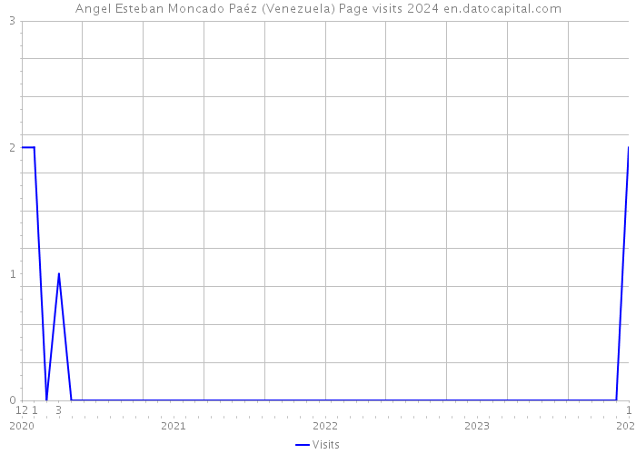 Angel Esteban Moncado Paéz (Venezuela) Page visits 2024 