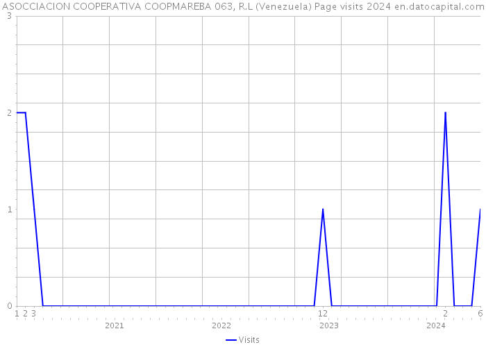 ASOCCIACION COOPERATIVA COOPMAREBA 063, R.L (Venezuela) Page visits 2024 