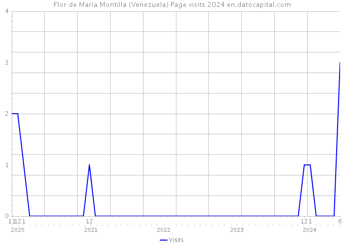 Flor de María Montilla (Venezuela) Page visits 2024 