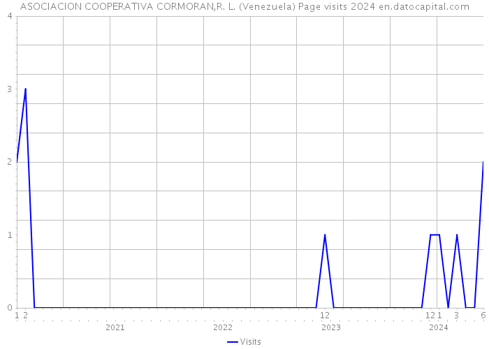 ASOCIACION COOPERATIVA CORMORAN,R. L. (Venezuela) Page visits 2024 
