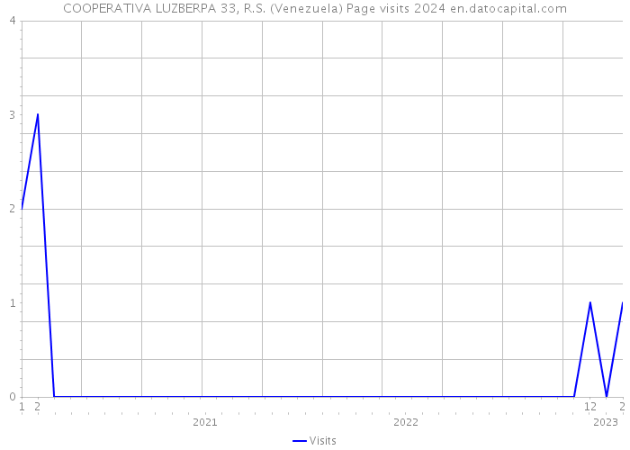 COOPERATIVA LUZBERPA 33, R.S. (Venezuela) Page visits 2024 