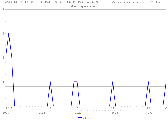 ASOCIACION COOPERATIVA SOCIALISTA BOLIVARIANA 2008, RL (Venezuela) Page visits 2024 