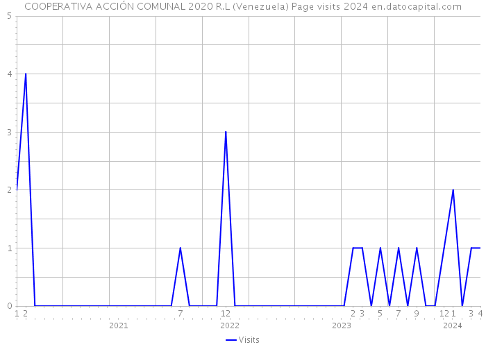 COOPERATIVA ACCIÓN COMUNAL 2020 R.L (Venezuela) Page visits 2024 